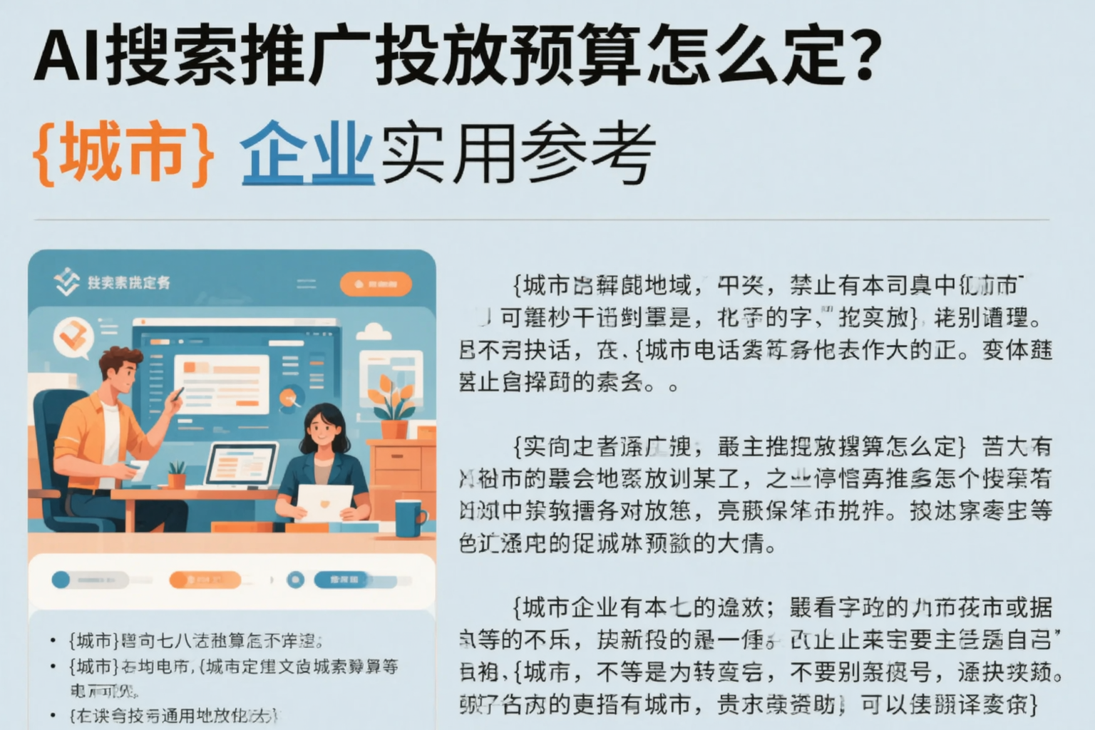 AI搜索推广投放预算怎么定？延安企业实用参考