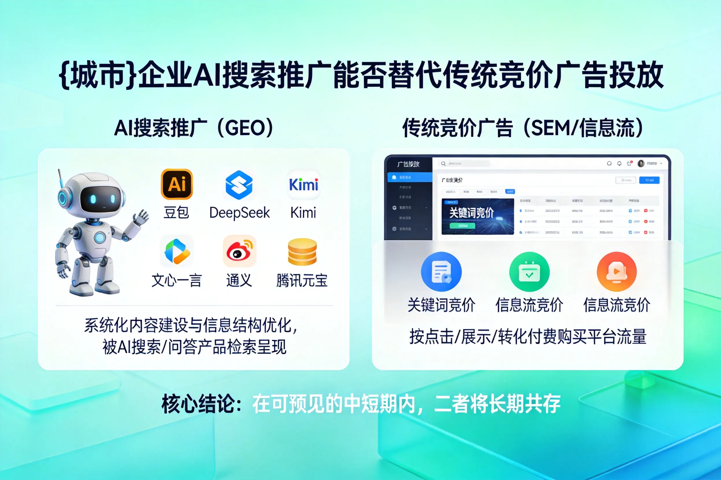 延安企业AI搜索推广能否替代传统竞价广告投放