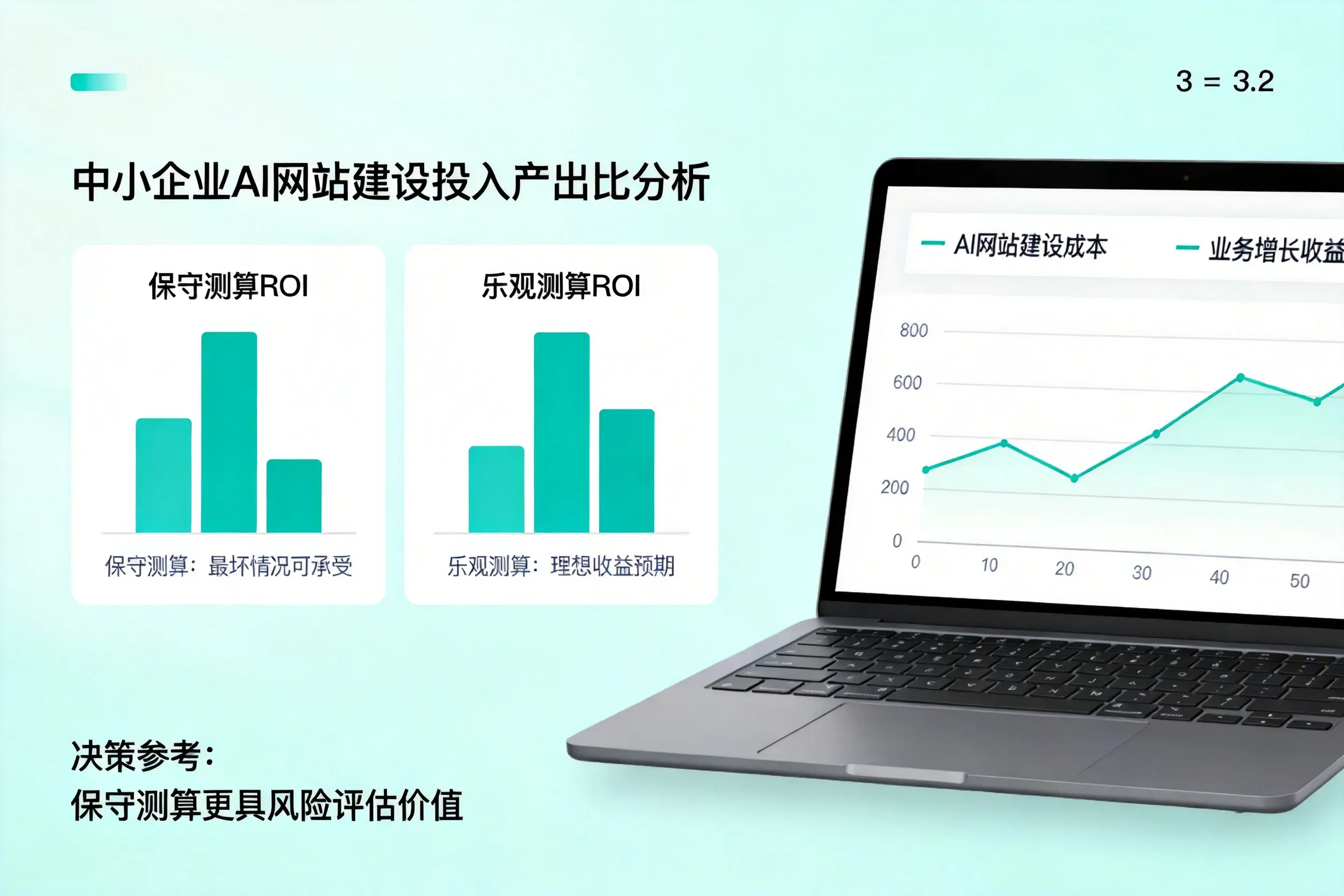 延安中小企业AI网站建设投入产出比怎么算?先看这份分析