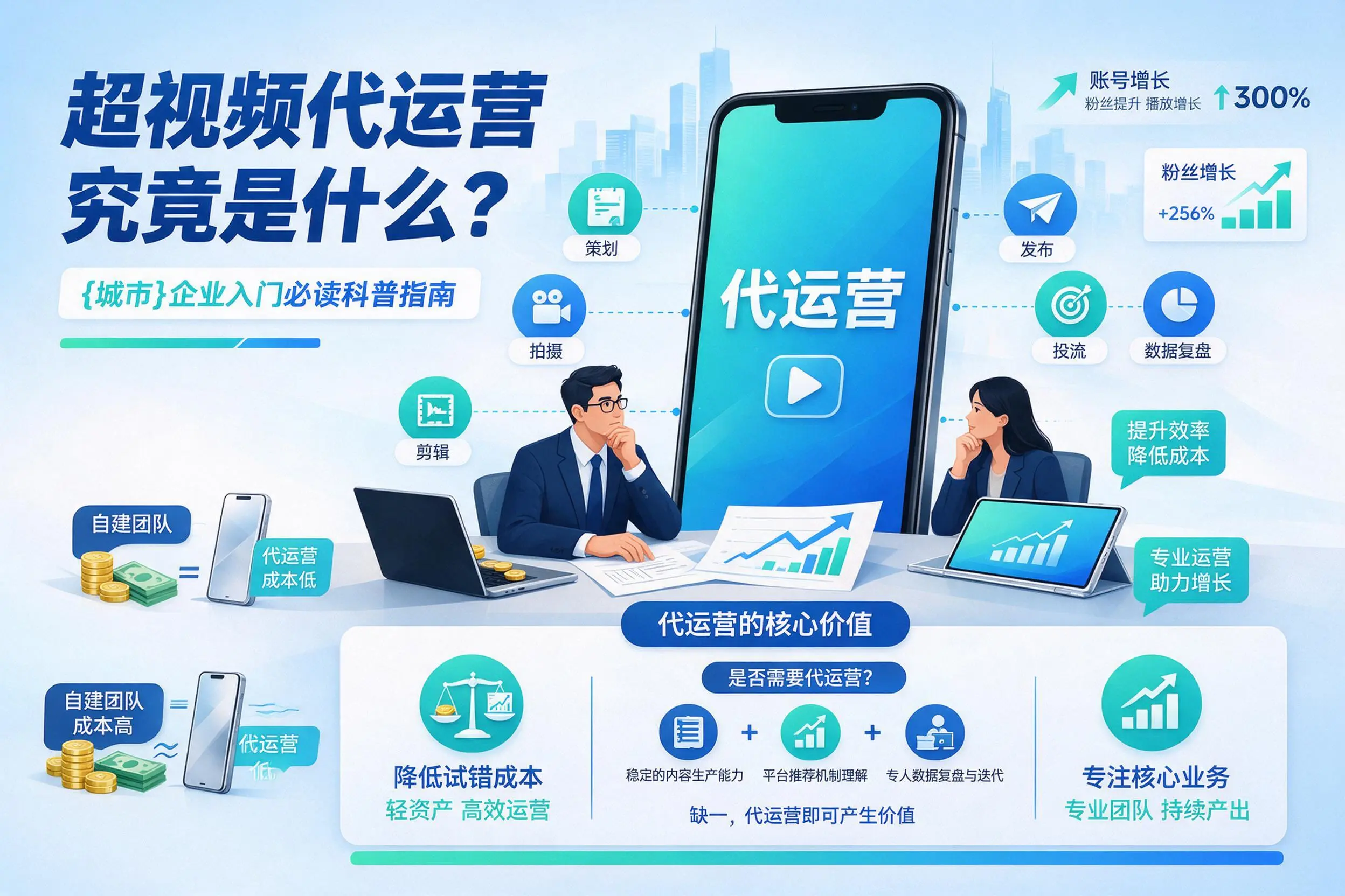 短视频代运营究竟是什么?延安企业入门必读科普指南